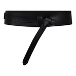 TonyaCC Leather Belt - Black - Co'couture