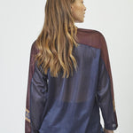 TreyCC Logo Blouse - Navy - Co'couture