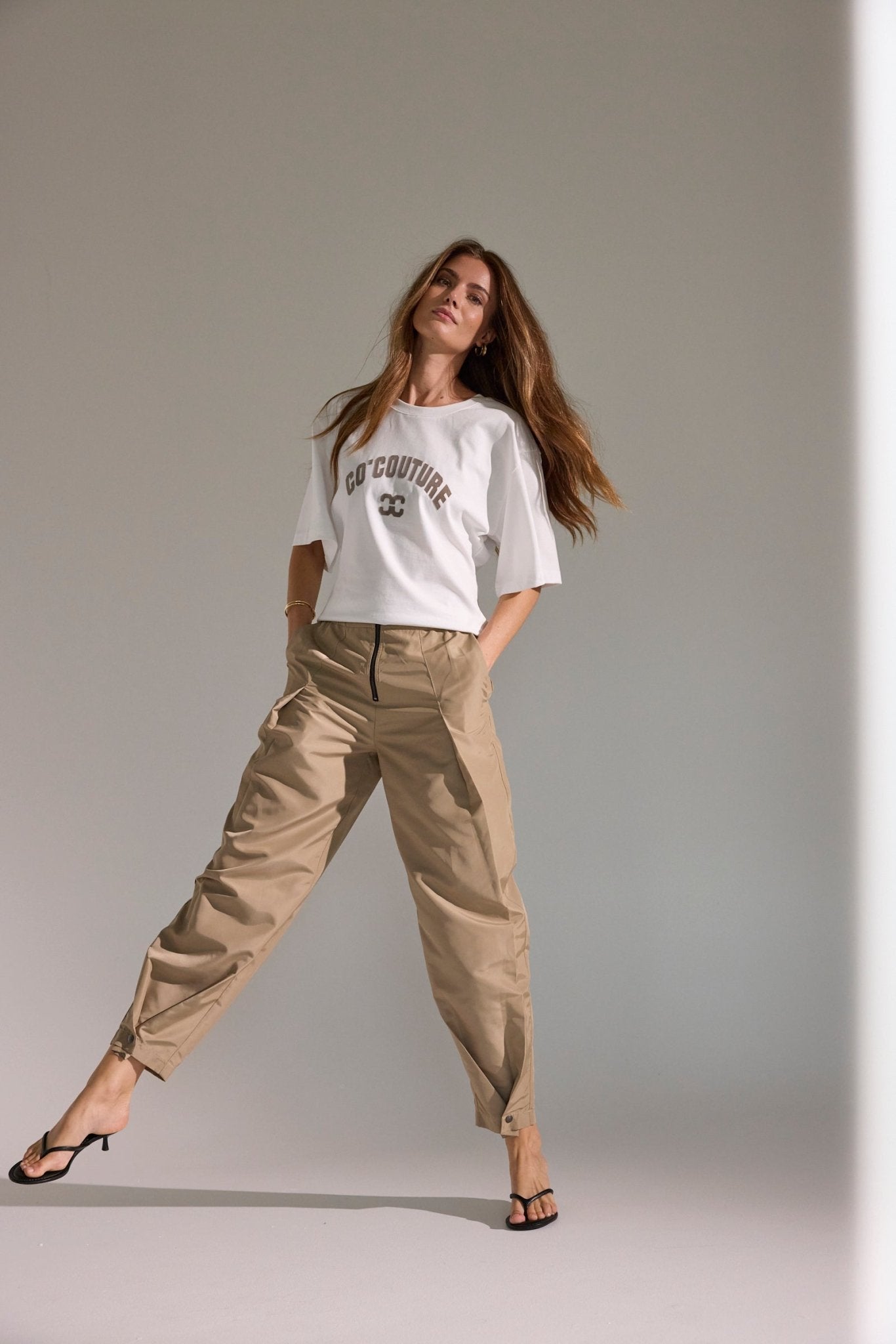 TriceCC Pleat Pant - Sand - Co'couture