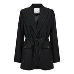 VolaCC Pocket Tie Blazer - Black - Co'couture